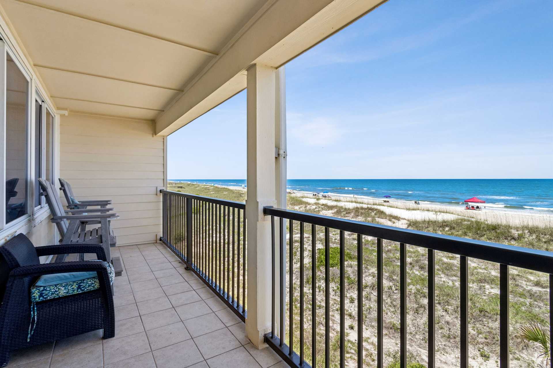 Balcony view of Atlantic
